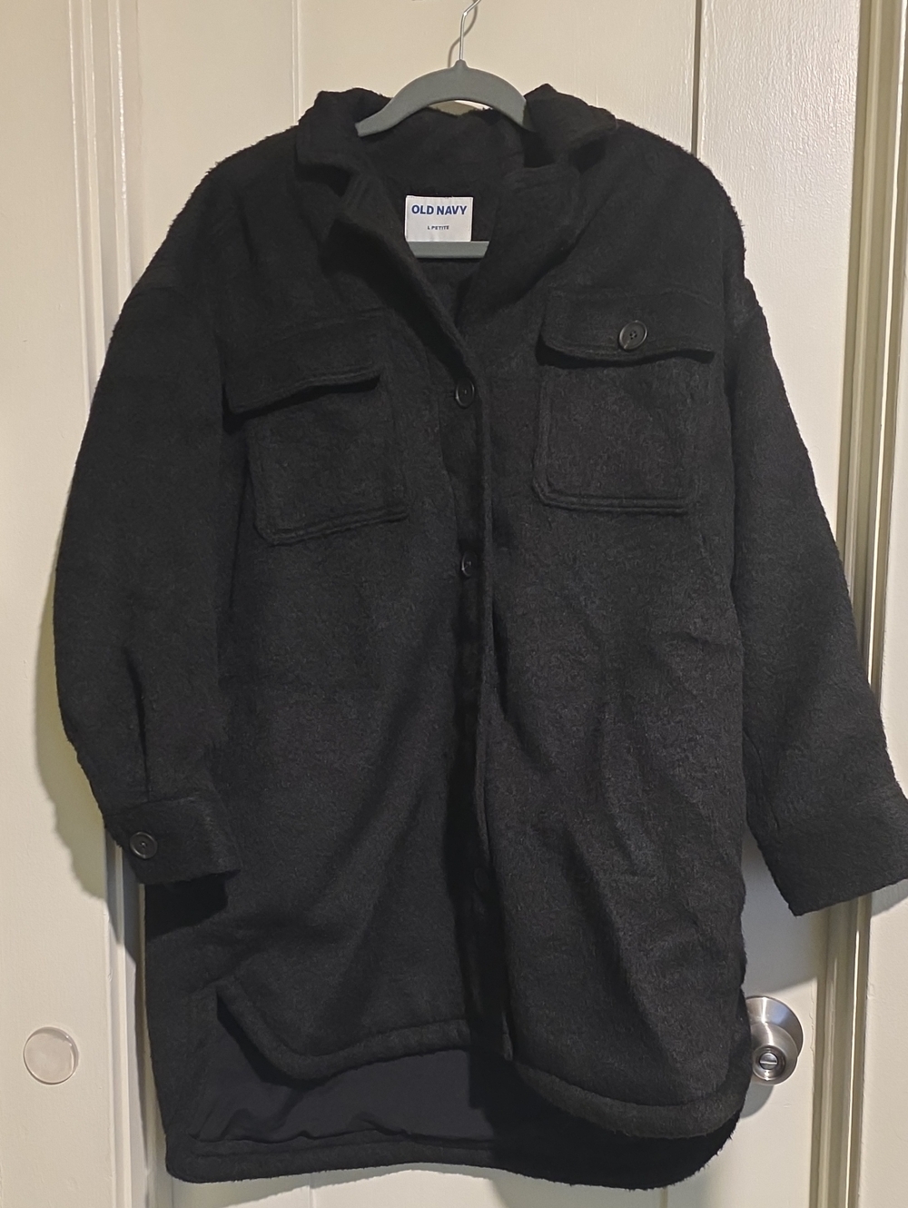 Black Shacket Size L